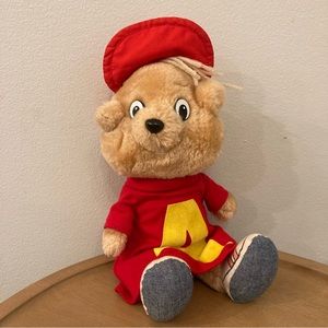 Vintage Alvin and the Chipmunks collectible plush CBS Toys 1983